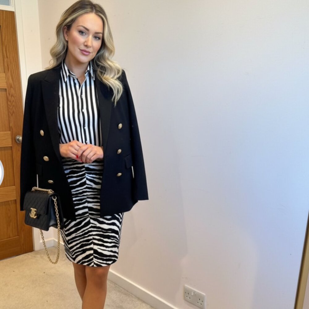 💘💕 ING Zebra Midi Skirt so CUTE